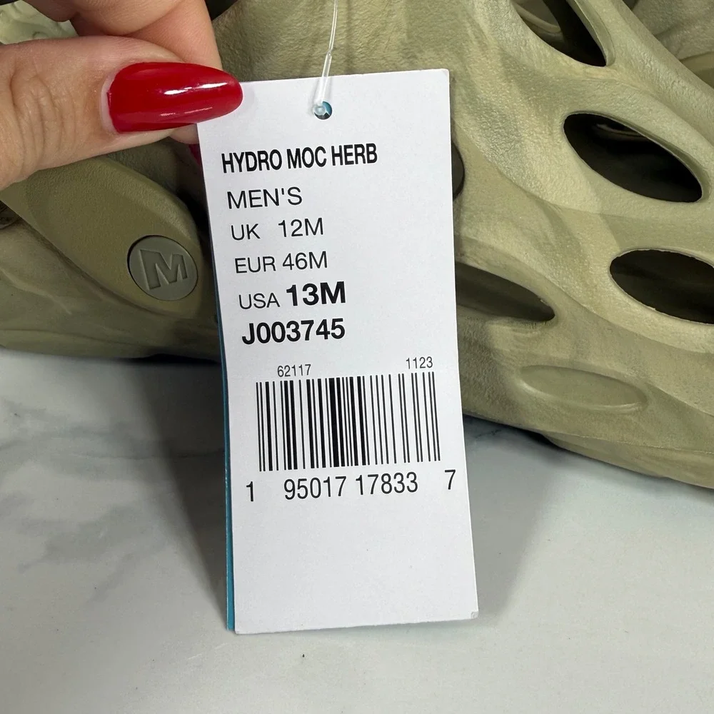 Merrell Hydro Moc Herb Green Marbled Water Shoes Mens 13 J003745 NEW